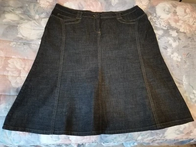 CANDA Jeansrock kurz Gr. 50 dunkelblau - Bild 1 von 4