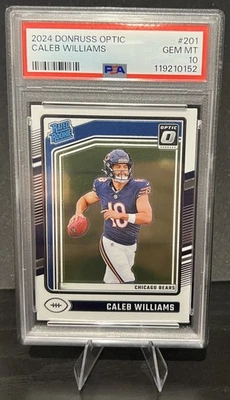 Panini Donruss Optic 2024 - Clasificado novato Caleb Williams #201 (RC) PSA 10 Foto 1 de 2