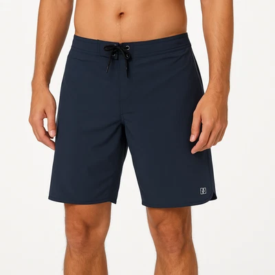 Honolua Talla 40 Azul Board Shorts/Ropa de Surf Gancho y Lazo Mosca Trasero Bolsillo Logotipos Foto 1 de 4