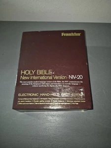 Franklin Electronics The Holy Bible New International Version NIV 20 Electronic - Picture 1 of 3