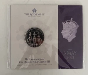 2023 The Coronation of His Majesty King Charles III UK £5 BU Coin Pack SEALED - Picture 1 of 3