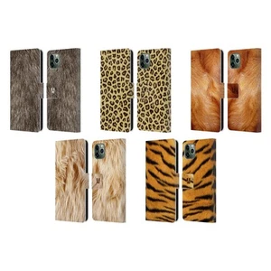 HEAD CASE DESIGNS FORRURE ÉTUI COQUE EN CUIR POUR APPLE iPHONE TÉLÉPHONES - Photo 1 sur 11