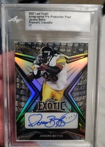Jerome Bettis 1/1 Auto Steelers - Picture 1 of 2