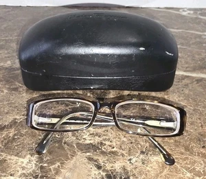 Michael Kors MK614 207 Brown Yellow crystal Eyeglasses Frames Rectangle 50-16 - Picture 1 of 8