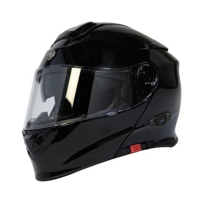 *FREE SHIPPING* TORC T28 BLUETOOTH GLOSS BLACK MODULAR HELMET PICK YOUR SIZE - Image 1 of 4