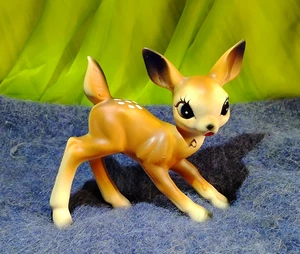 Vintage Bradley Exclusives Japan MCM Rehkitz Keramik große Augen verspielt blaue Augen - Bild 1 von 8