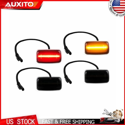 Luces LED laterales traseras de doble cama para GMC Sierra 2500HD 3500HD 2015-2023 Foto 1 de 4