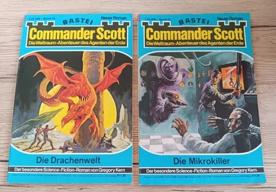 2 Romanhefte aus 1976 COMMANDER SCOTT/BASTEI Deutsche Erstveröffentlichung Top** - Bild 1 von 4