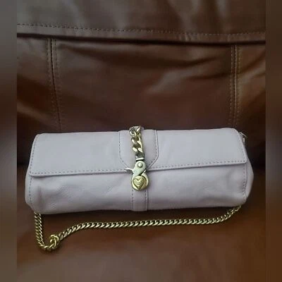 Y2K Juicy Couture ROSA RUBOR Cuero Cartera Bolso de Hombro Monedero Baguette DE COLECCIÓN Foto 1 de 4