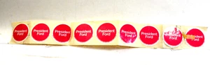 Lot of 9 Genuine President Ford Political Campaign Stickers - Picture 1 of 6
