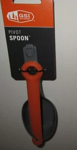 GSI OUTDOORS~10.3" Orange Pivot Camping Outdoor Cooking Backpacking Spoon - Picture 1 of 4