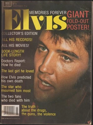 ELVIS PRESLEY Memories Forever MAGAZINE 1977 Records Movies Doctors NO POSTER! - Image 1 of 4