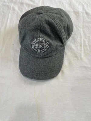 Victoria's Secret 粉色灰色棒球帽可调节 Love 粉红色 — 第 1/4 张图片