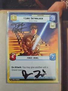Luke Skywalker SOR-EN 1/2 Signed (Star Wars: Unlimited) - Picture 1 of 1
