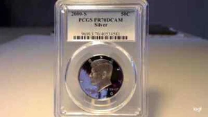 2000-S 50c SILBER PCGS PR70DCAM KENNEDY HALF DOLLAR PROOF DEEP CAMEO - Bild 1 von 2