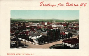 POSTAL VINTAGE VICTORIA BC COLOMBIA BRITÁNICA CANADÁ 071723 S - Imagen 1 de 2