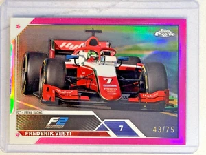 2023 Topps Chrome Formula 1 F1 #122 Frederik Vesti Pink Refractor /75 - Picture 1 of 2