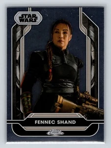 Tarjeta base Costco cromada Topps de Star Wars 2024 #21 Fennec Shand - Imagen 1 de 2