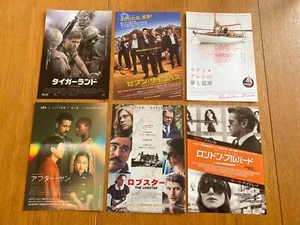 Colin FARRELL Japan mini-poster x6 TIGERLAND After Yang LOBSTER 7 Psychopaths ++ - Picture 1 of 8