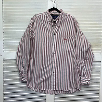 Pringle of Scotland Shirt Mens Medium Striped Long Sleeve Button Up - Image 1 of 4