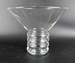 Vintage Glas Design Vase - 15,5 cm - Trichtervase - Imagen 1 de 3