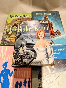 Bulk Vintage 1960s Hardcover Books Dust Jackets Ben Hur Instant Library Pulp - Picture 1 of 24