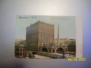 1909 Union Depot Pittsburg PA Pennslyvania - Bild 1 von 2