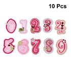 10 Pcs DIY Patches Sew on Number Childrens Place Girls Clothes Material Cute