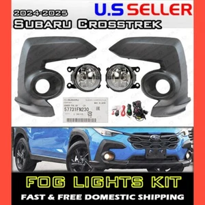 FOG LIGHT KIT for 24 25 Subaru Crosstrek w/ housing switch wiring bezel cover - Picture 1 of 3
