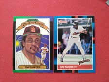 (2 Cards) 1988 Donruss #164 & #6 Diamond Kings - Tony Gwynn - San Diego Padres 