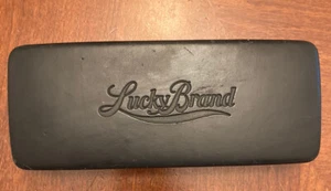 Lucky Brand Sonnenbrille Hartschalenetui schwarz Brille Klapptresor Aufbewahrung gefüttert - Bild 1 von 7