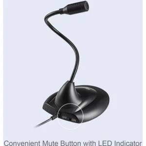 Adesso Xtream M1 USB Goosneck Condenser Microphone Omni-Directional 680Ohm 38dB - Picture 1 of 3