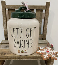 rae dunn Let’s Get Baking Christmas canister new