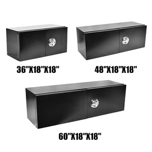 Steel 36"/48"/60"X18"X18" Underbody Truck Tool Box w/Barn Door Trailer Pickup RV - Picture 1 of 14