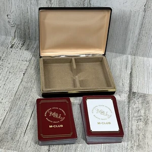 Midwestern State University MSU M-CLUB Spielkarten - Set 2 Decks mit Hülle - Bild 1 von 6