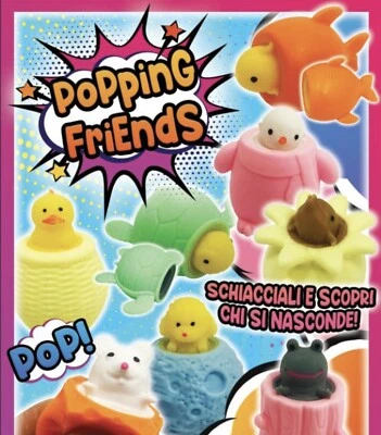 Palline a sorpresa 100 pezzi - Gusci Gadget per Distributori di palline POPPING - Immagine 1 di 2