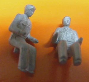 Dinky Toy Seated Drivers (2)  For Military Trucks & Jeeps - Picture 1 of 1