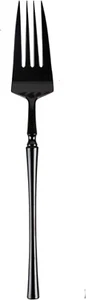 Disposable Heavy Weight Black Plastic Fork 32pcs - Picture 1 of 4