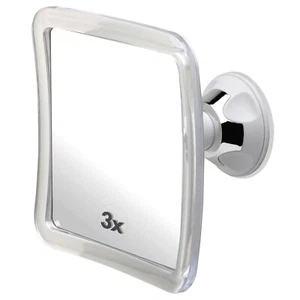3X Magnifying Shower Mirror for Fogless Shaving with Suction Cup Shatterproof... - Picture 1 of 6