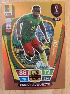 Adrenalyn XL World Cup Qatar 2022 22 Collins Fai Cameroon Fans Favourite 295