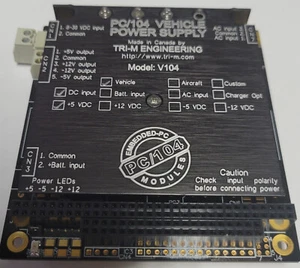 TRI-M V104 PC/104 Vehicle Power Supply - Picture 1 of 3