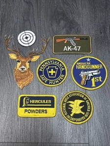Hunting Shooting Gun Club NRA Lot of 7 Patches New - Picture 1 of 5
