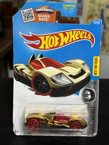 HOT WHEELS SUPER CHROMES 1/10 TEEGRAY 36/250 Gold - Picture 1 of 6