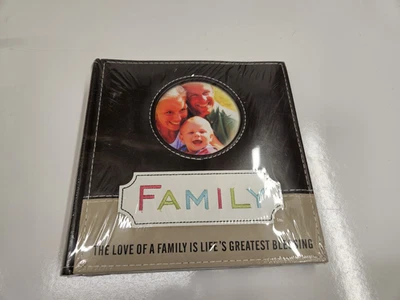 Family Photo Album Love of Family is Lifes Greatest Blessing Pleather New Sealed - Image 1 of 2