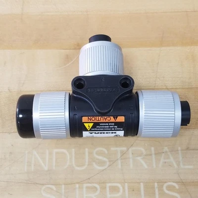 Turck GSDA/2GKDA 40, 4 Pole D-SizePower Tee, U2-15106, 4x10 AWG - USED - Image 1 of 3