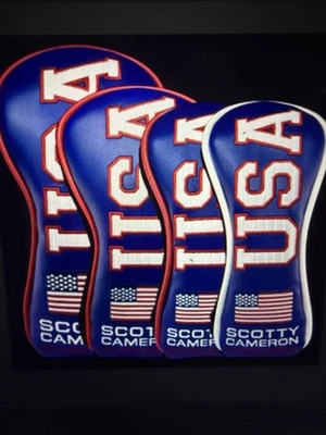 Scotty Cameron 2018 Patriot 头套套装全新 4 件套 — 第 1/2 张图片