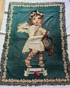 "Manta de colección Chatham Royal tapiz jacquard ángel nueva 53"" X 69""" - Imagen 1 de 7