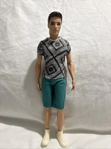Barbie Ken Ryan Puppe Life In The Dreamhouse 2013 Fashionista brünett braune Augen - Bild 1 von 13