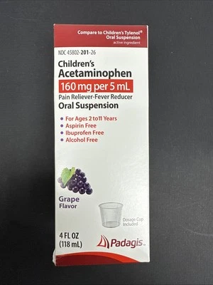 Perrigo Childrens Acetaminophen Pain & Fever Relief Oral Suspension 4 oz - Image 1 of 4