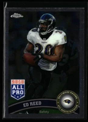 Ed Reed 2011 Topps Chrome #158 All-Pro Baltimore Ravens - Image 1 of 2